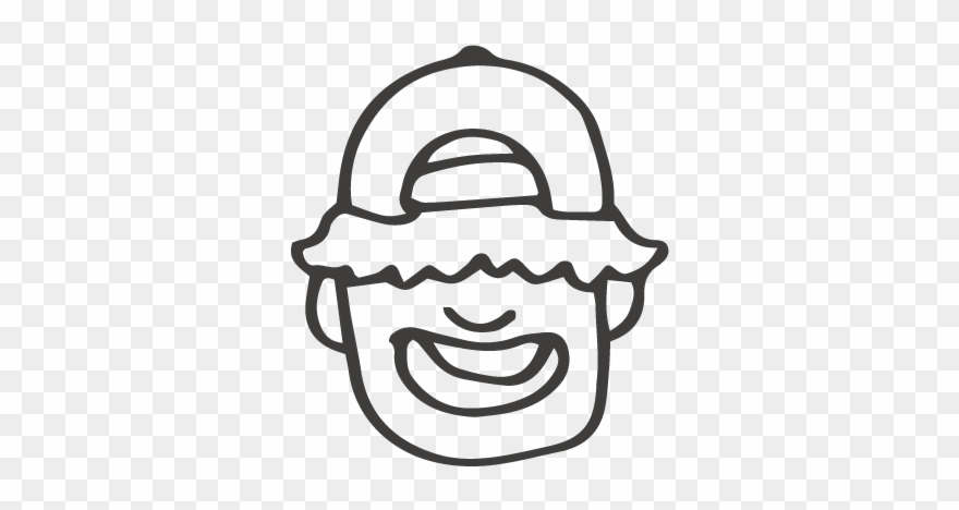 When He Is Not Working On Client Projects, He Continues - Line Art Clipart