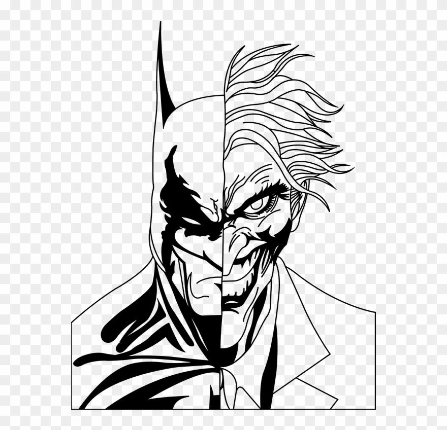 Baby Baseball Clipart - Draw Batman And Joker - Png Download