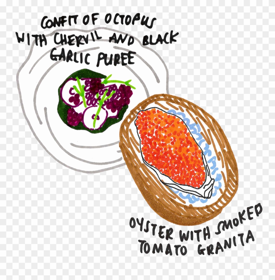 After Some Snacks, We Rolled Into An Appetiser Of An - Illustration Clipart