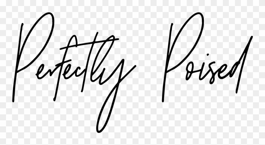 Perfectly Poised Events - Livingston Signature Clipart