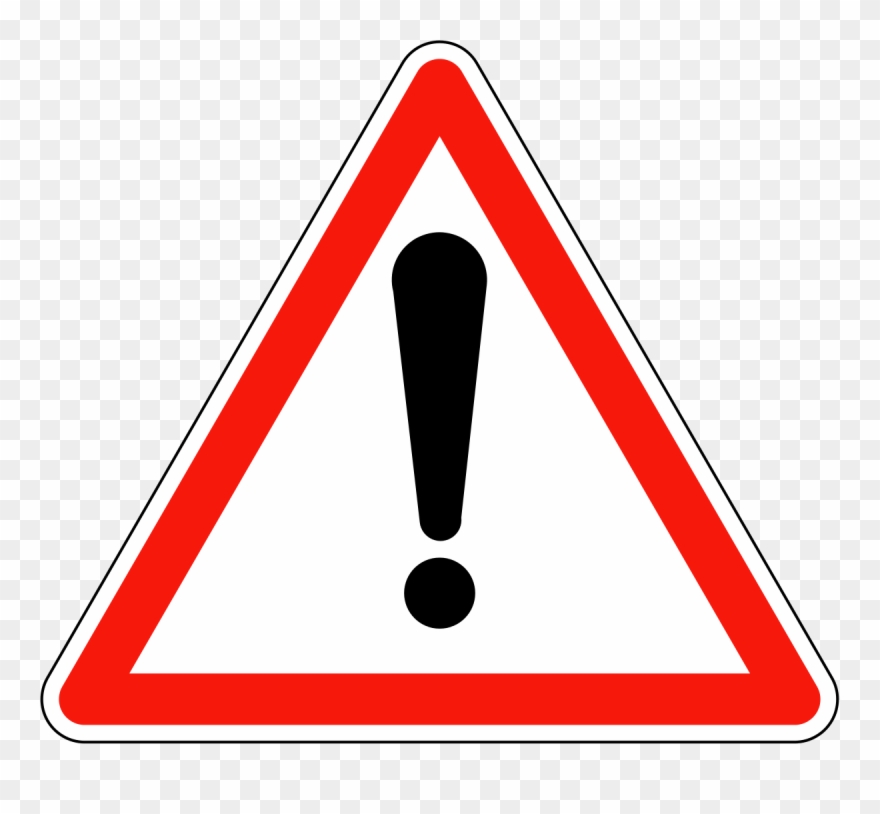 Attention - Panneau De Signalisation Attention Clipart