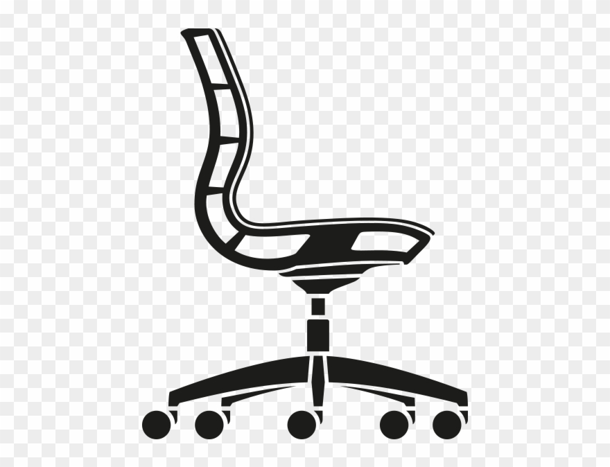 Configurator Ergonomic Office Se - Clipart Black And White Office Chair Seat - Png Download