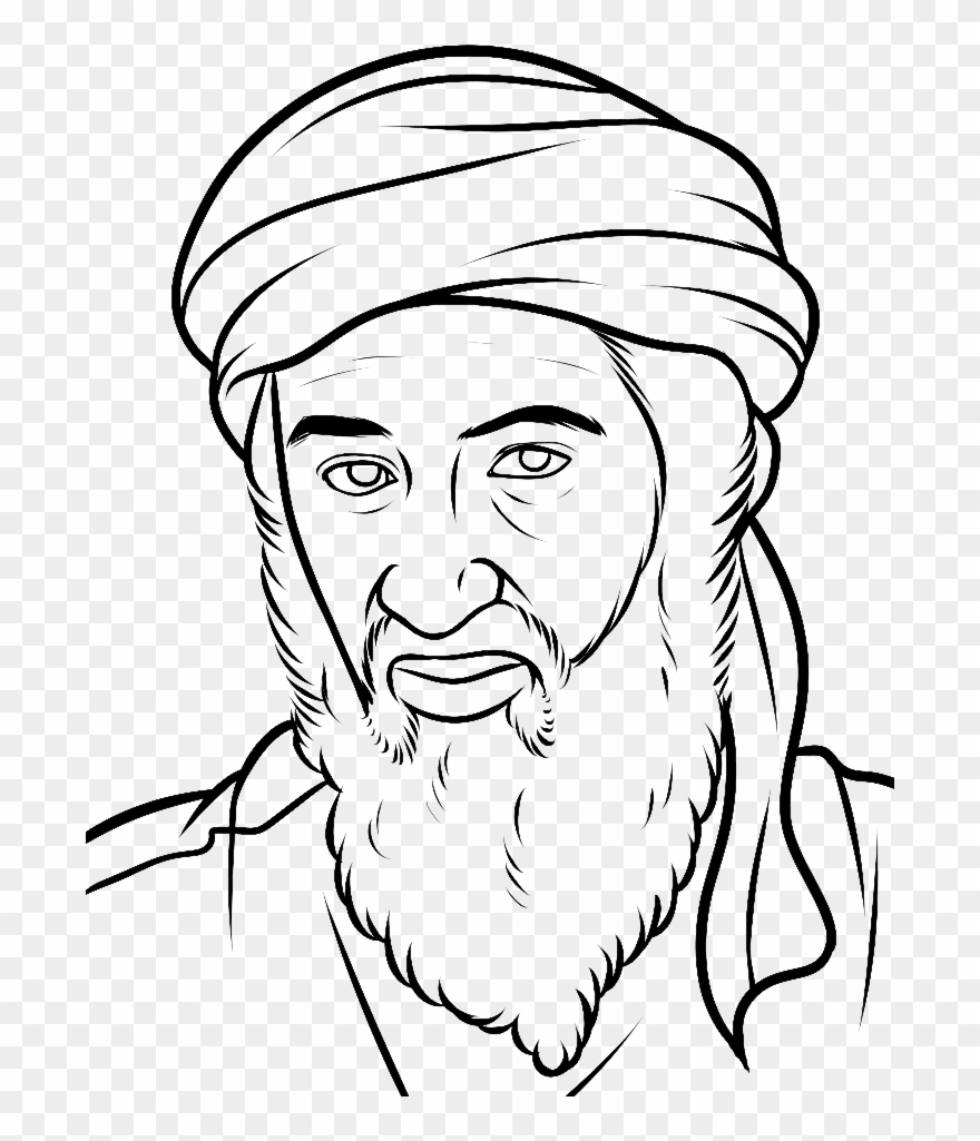 Osama Bin Laden Png - Draw Osama Bin Laden Clipart