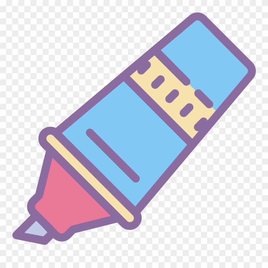 Marker Pen Icon - Drawing Clipart