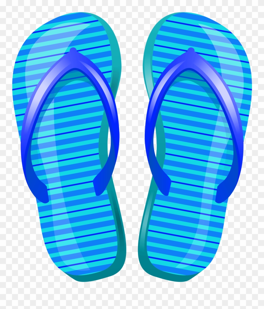 Jpg Library Beach Slippers Clip Art Free Download Library - Beach