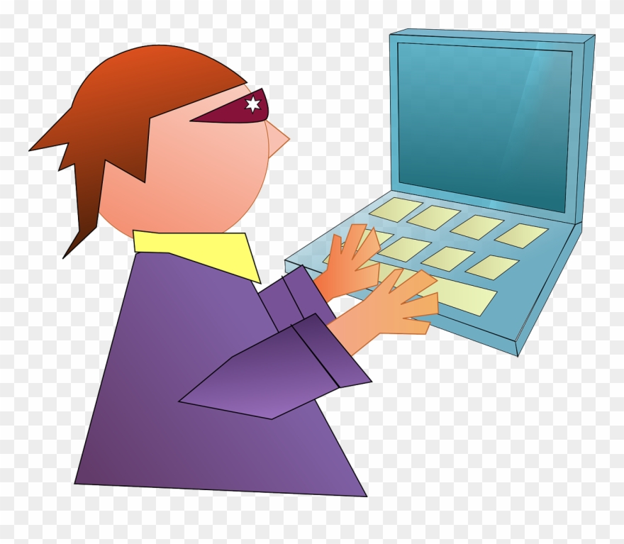 Apple Ceo Tim Cook's Public Decision To Refuse To Hack - Hacker De Notebook Flat Png Clipart