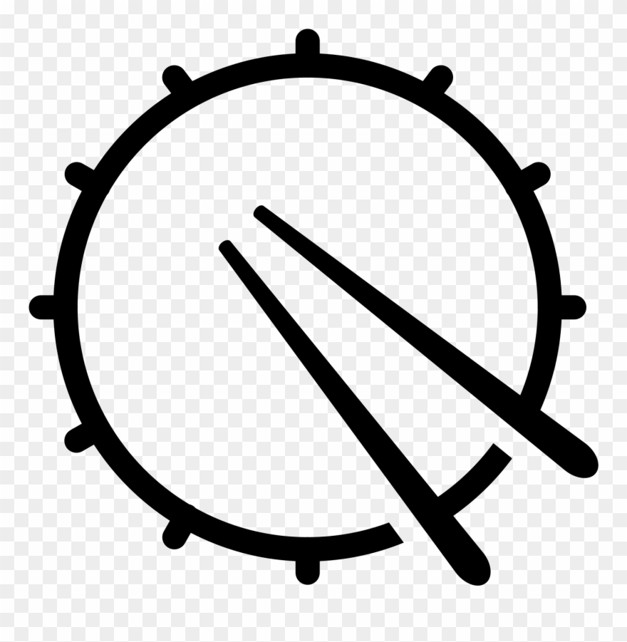 Snare Drum Top Icon - Warhammer 40k Adeptus Mechanicus Symbol Clipart