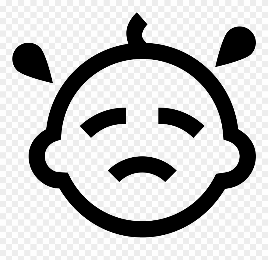 Crying Baby Icon - Child Clipart