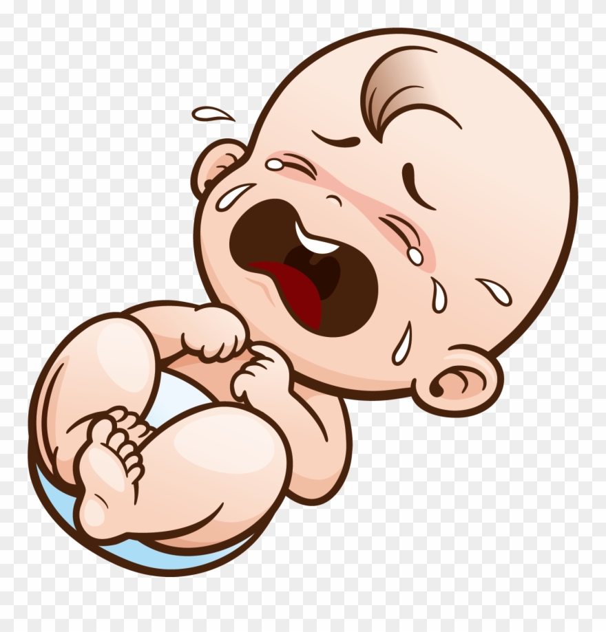 Will I Ever Sleep Like I Used To Again - Baby Sad Cartoon Clipart