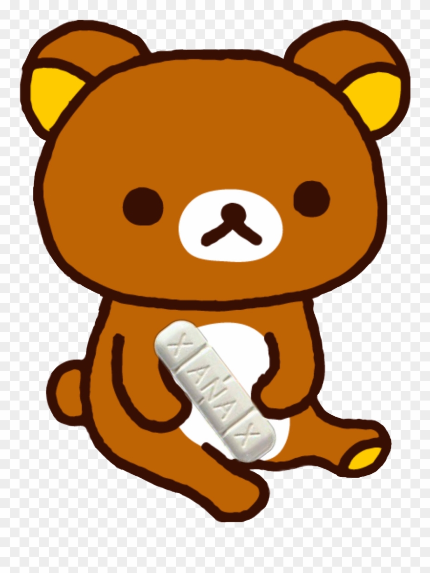 Pills Clipart Xanax - Rilakkuma Png Transparent Png