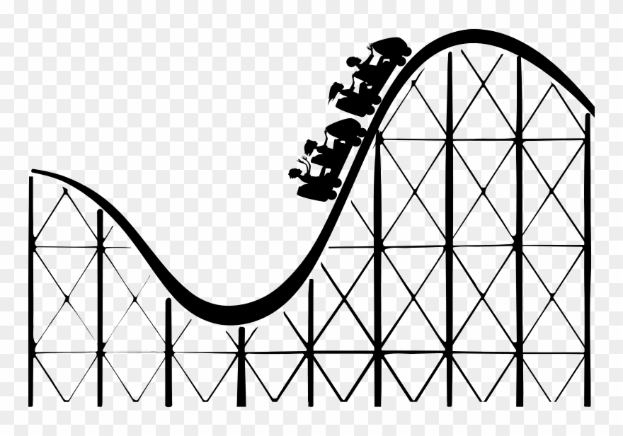 Roller Coaster - Roller Coaster Clipart - Png Download