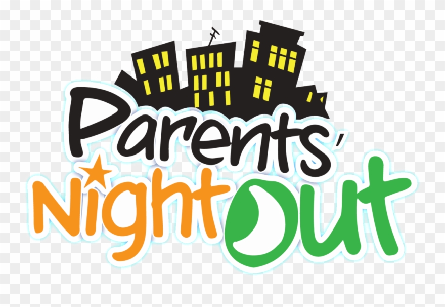 Parent Clipart Night School - Parents Night Out Clipart - Png Download