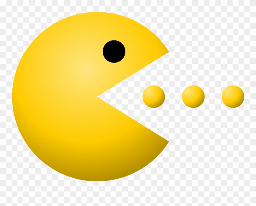 Clip Art Pac Man 3443345456 Art Clipartist - Pacman Png Transparent Png
