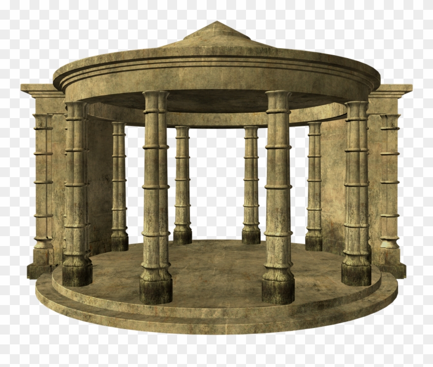 Colosseum Ruins Architecture Clip Art Gazebo Transprent - Ancient Building Png Transparent Png