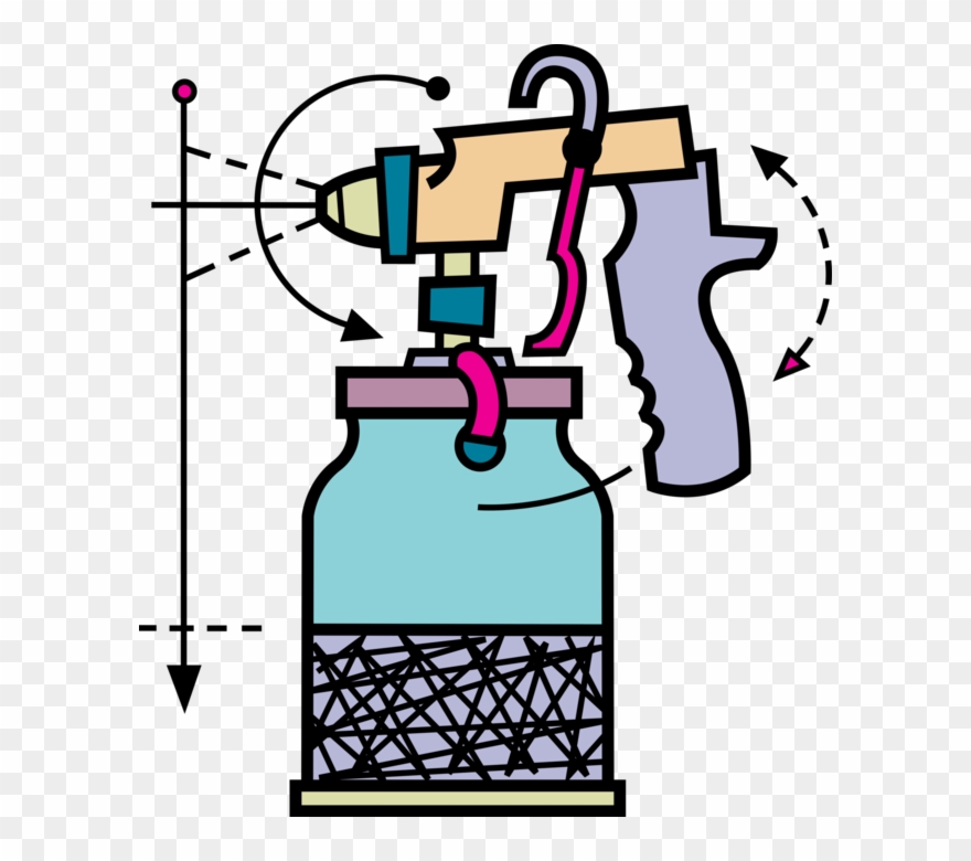 Airbrush Tool Sprays Image Illustration Of Airoperated Clipart
