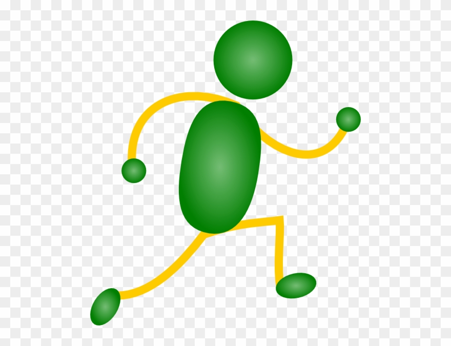 Draw A Jogging Person Clipart