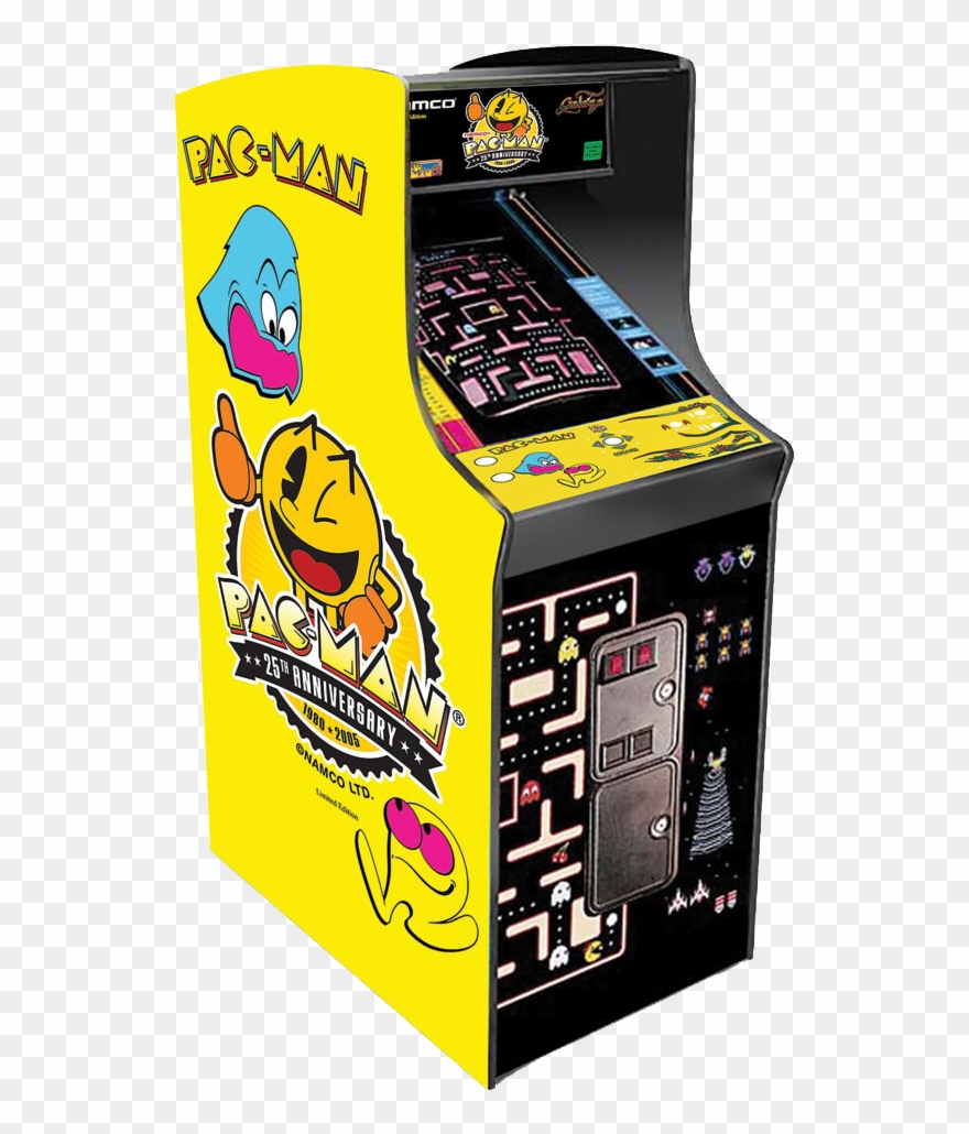 Clip Black And White Download Pac Man Machine Encode - Pacman Arcade Game - Png Download
