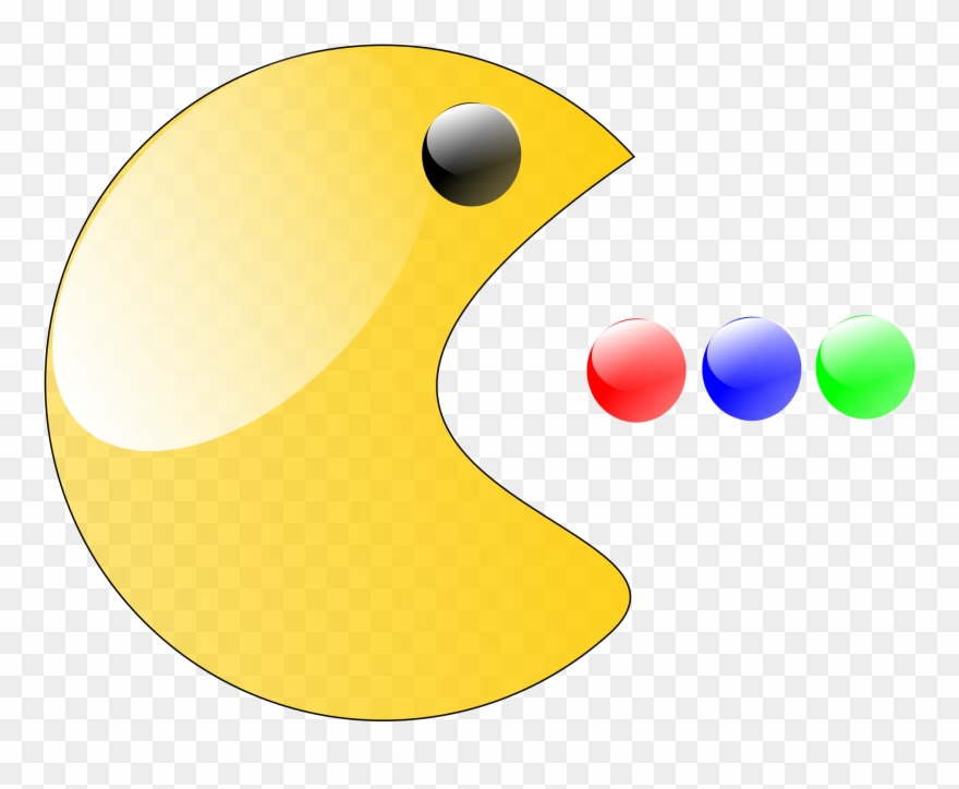 Pacman Clipart Pdf Vector Transparent Download - Pacman Clip Art - Png Download