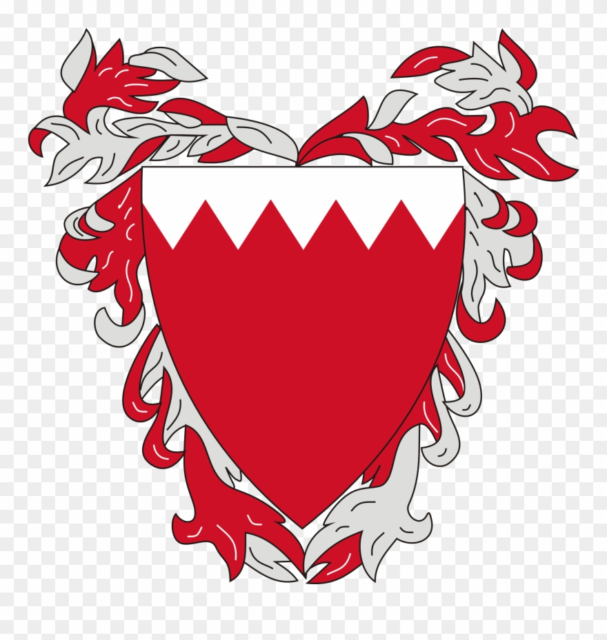 Bahrain Coat Of Arms Clipart