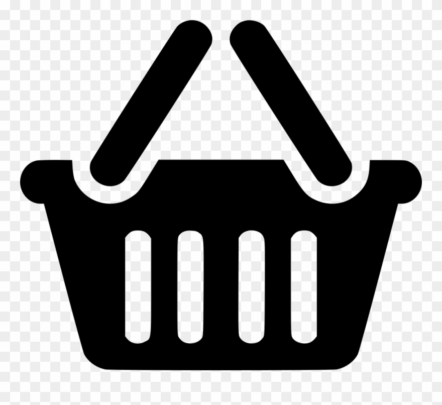 Basket - Basket Icon Png White Clipart