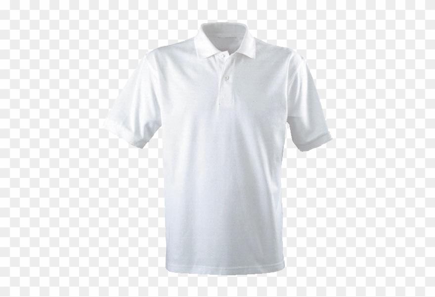 Polo Shirt Clipart Transparent - White Collar T Shirt - Png Download