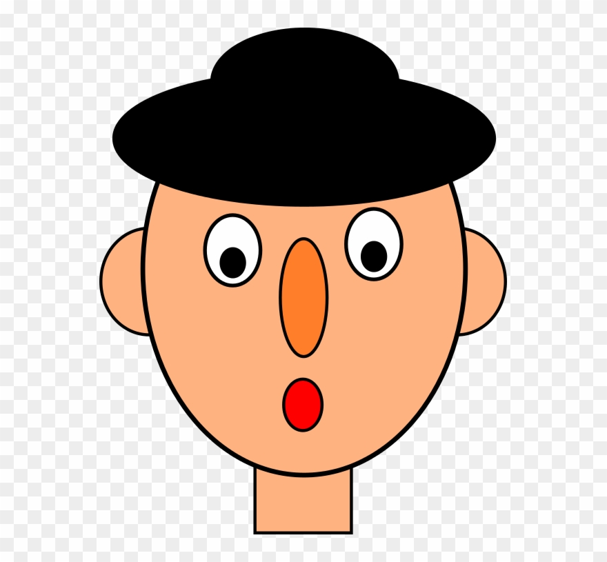 How To Work With Layers And Draw A Simple Cartoon Head - Drawing Clipart