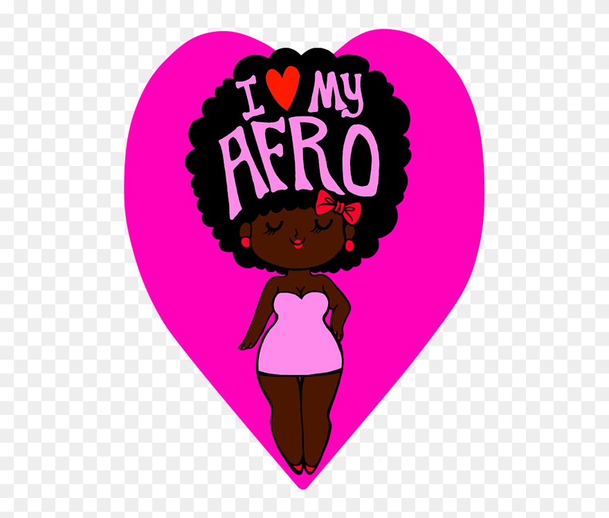 Banner Black And White Stock Http Thetinyhoboart Tumblr - Yo Amo Mi Cabello Afro Clipart