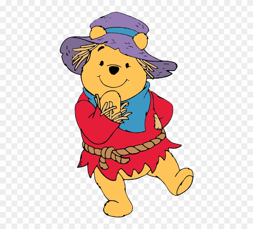 Scarecrow Clipart Free - Winnie The Pooh Scarecrow - Png Download
