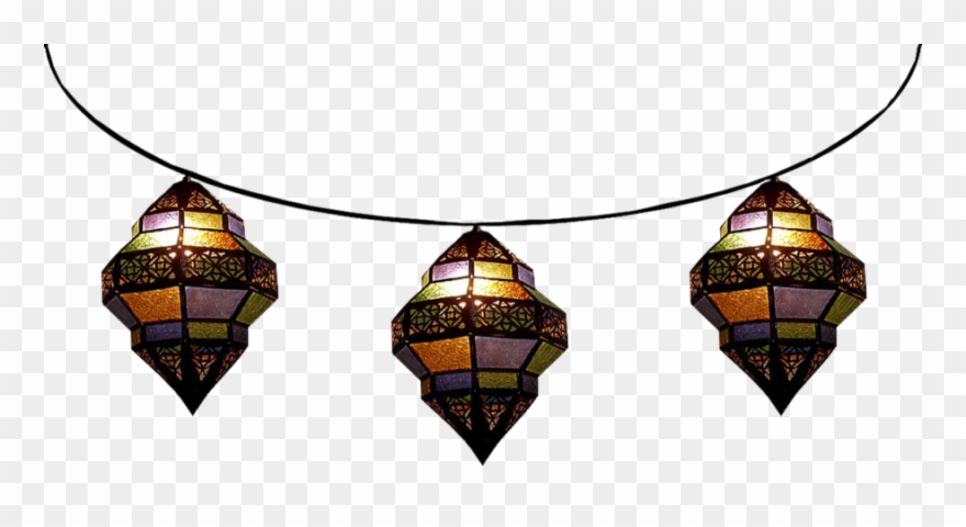 Hanging Moroccan Candle Lantern Clipart - Hanging Lantern - Png Download