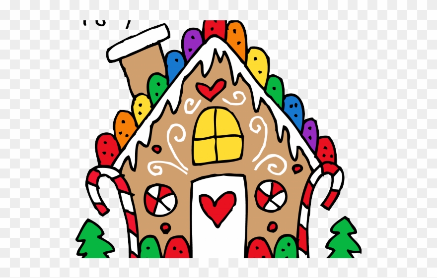 Christmas Clipart Clipart Cany - Christmas Clipart Gingerbread House - Png Download