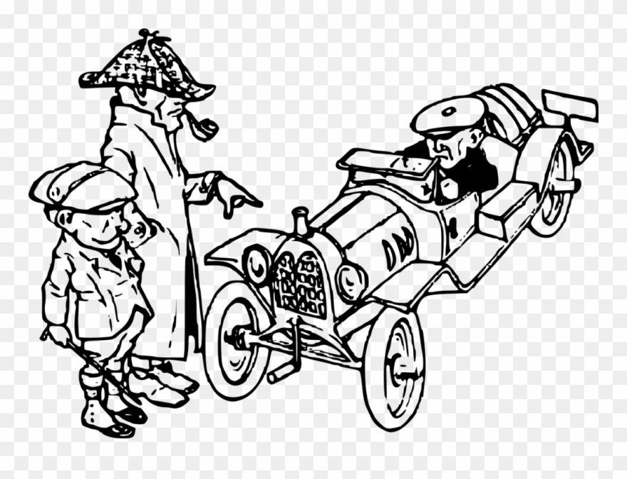 Renault Twingo Car Peugeot - Line Art Clipart