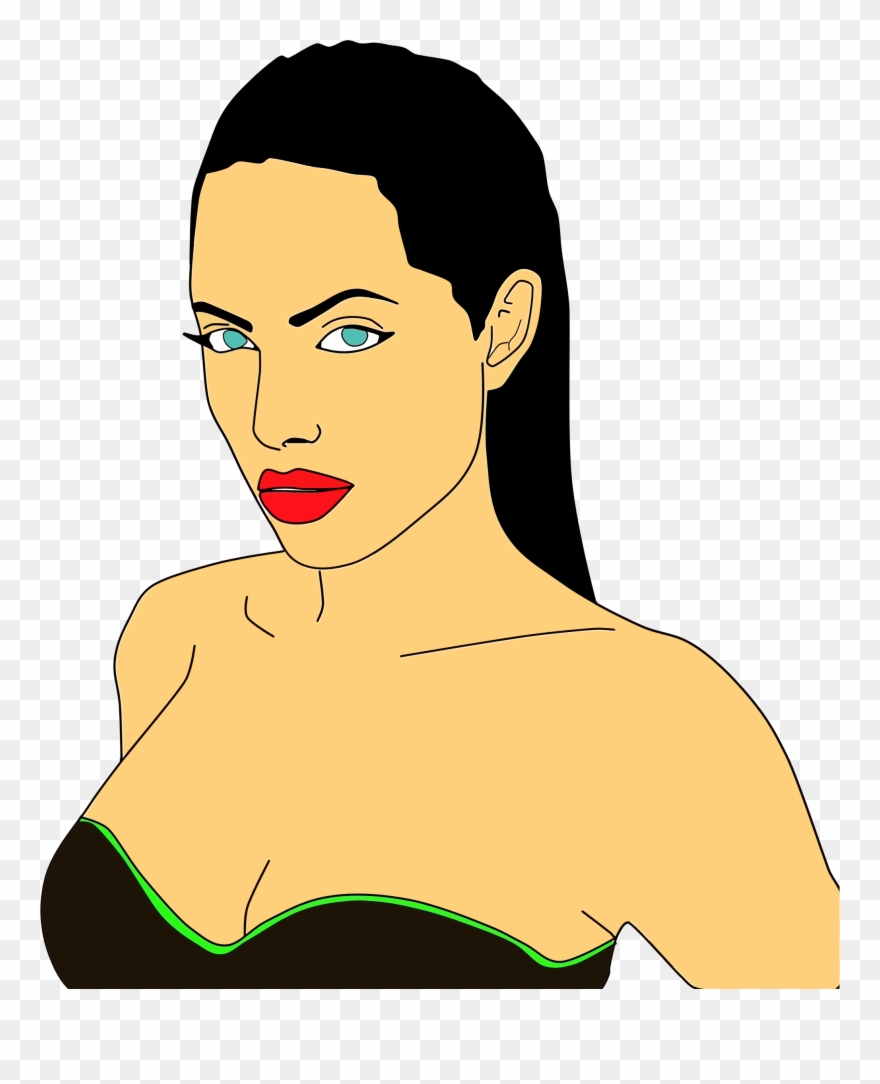 Download Angelina Jolie Clip Art - Premature Menopause - Png Download