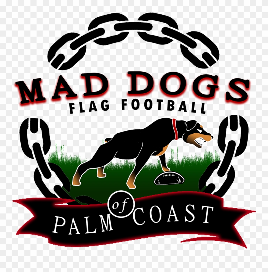 Mad Dogs Flag Football - Dog Catches Something Clipart