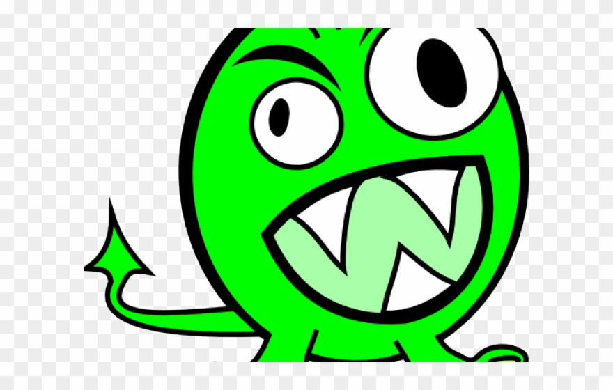 Creepy Clipart Sea Monsters - Black And White Monster Clip Art - Png Download