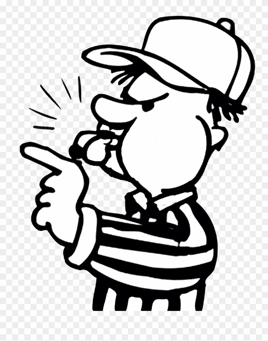 We Are Hiring Flag Football Officials - Ref Whistle Black And White Clipart