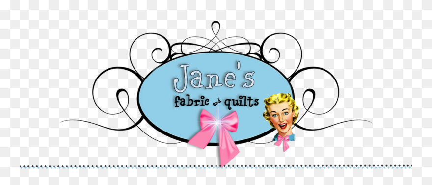 Jane's Fabrics And Quilts - Textile Clipart