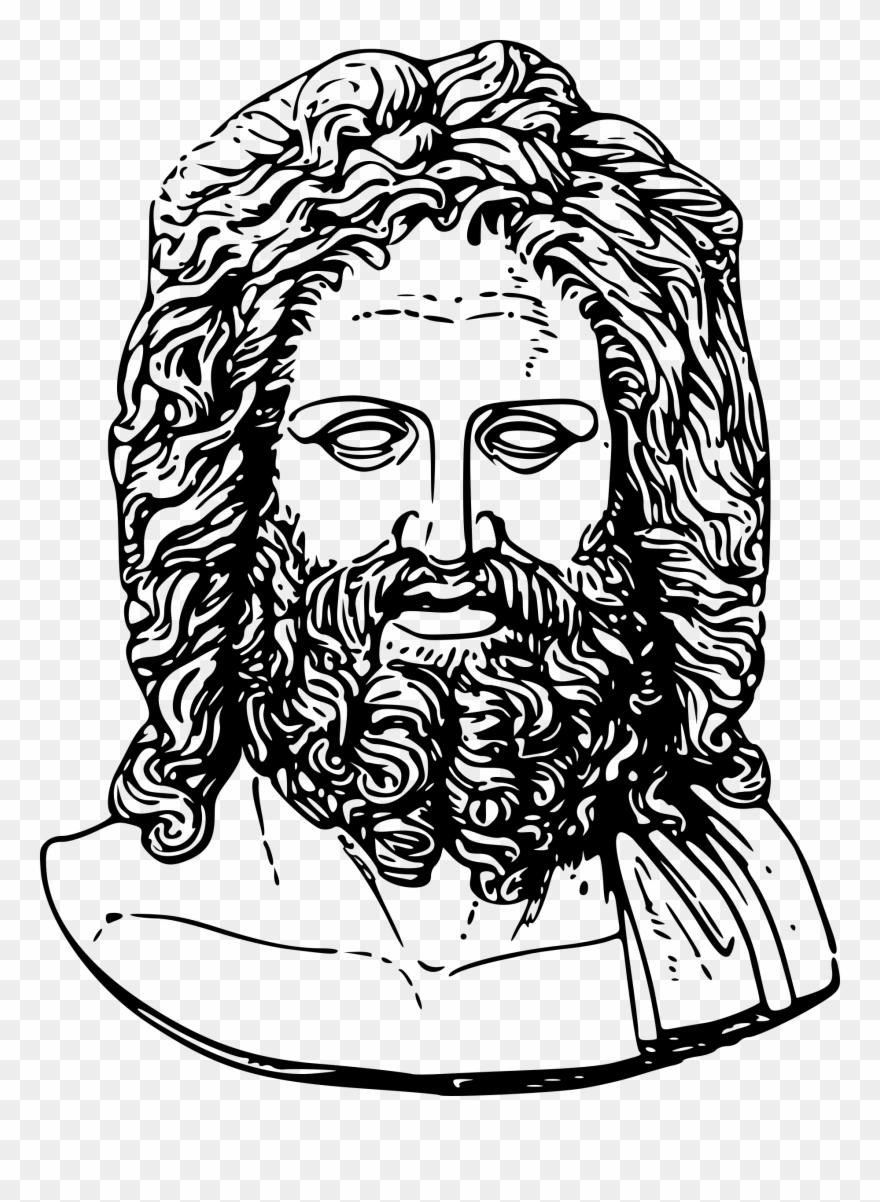 Big Image - Zeus Head Clipart