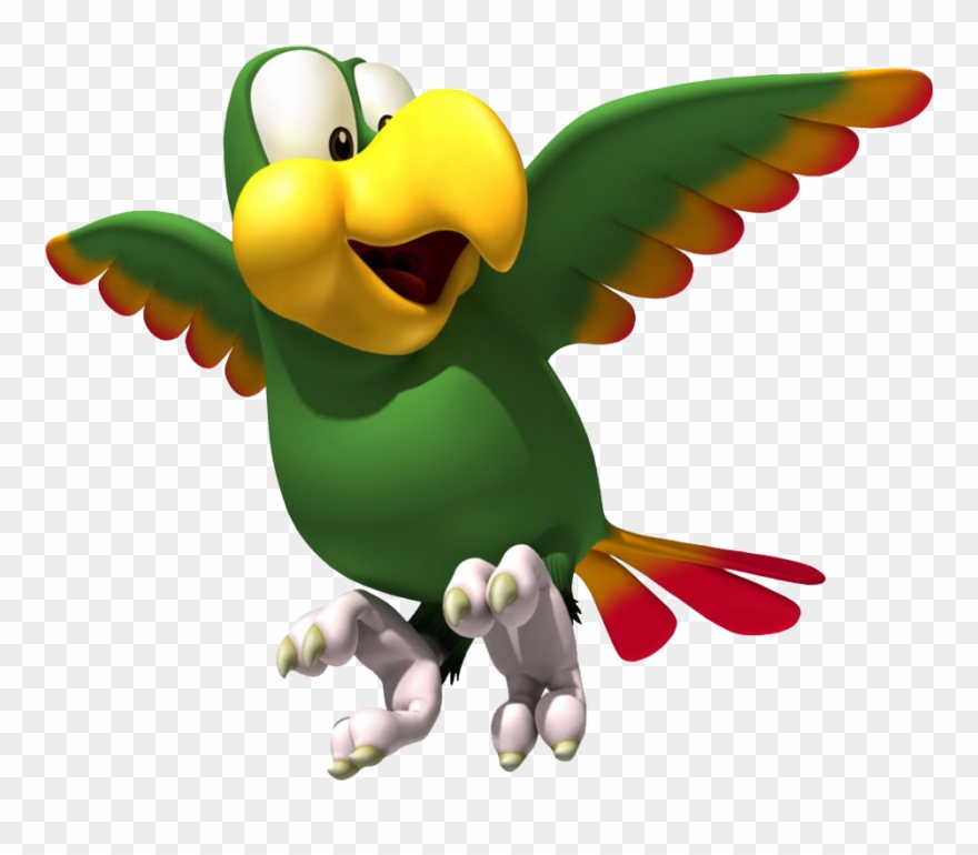 Squawks Appears Squawks Has A Very Unique Ability, - Donkey Kong Country Parrot Clipart