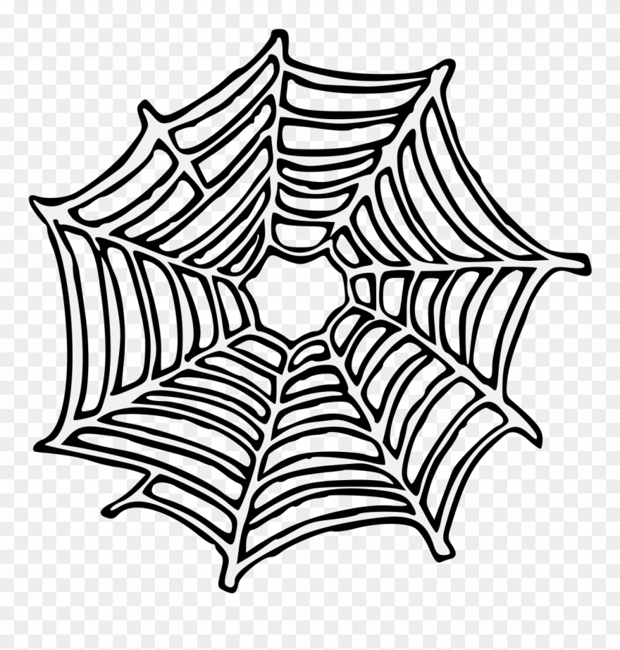 Spider Web Spiderputer Clipart Collection - Spider Webs Outline Png Transparent Png