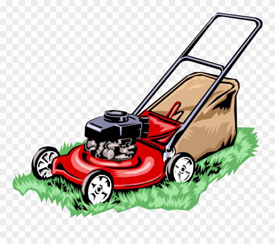 Vector Illustration Of Yard Work Lawn 