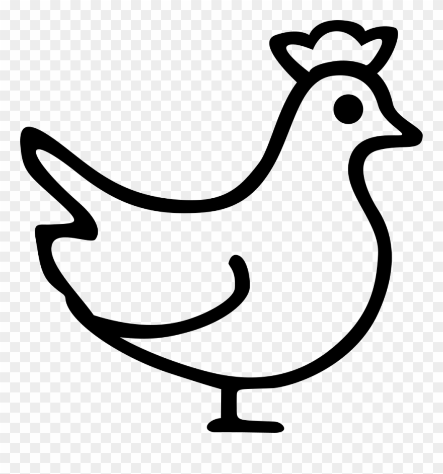 Png File - Chicken Icon Png Clipart