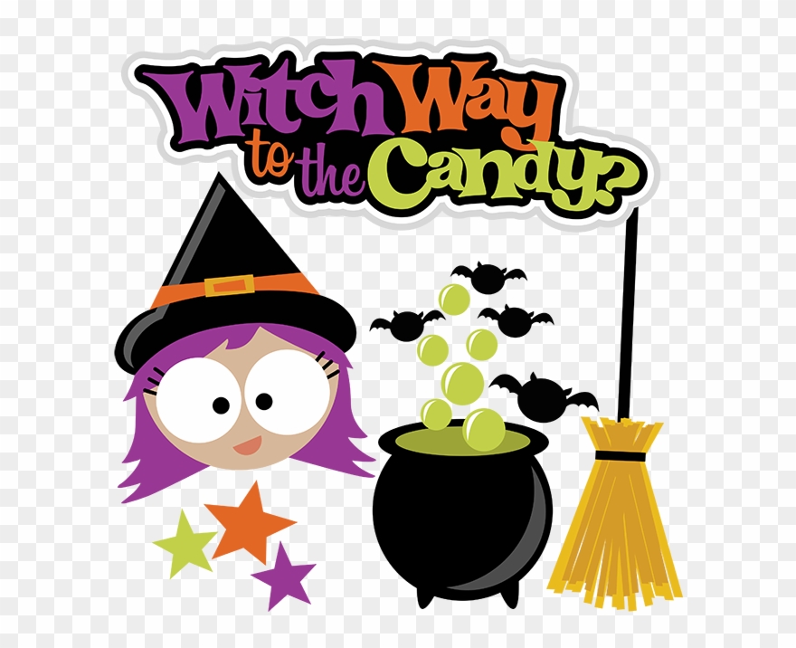Witch Way To The Candy - Halloween Costume Shirt Witch Way To The Candy Clipart