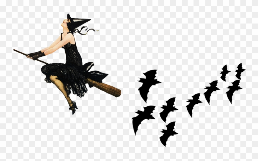 Halloween Borders And Frames Condolences Clip Art Surgery - Witch On A Broom Png Transparent Png