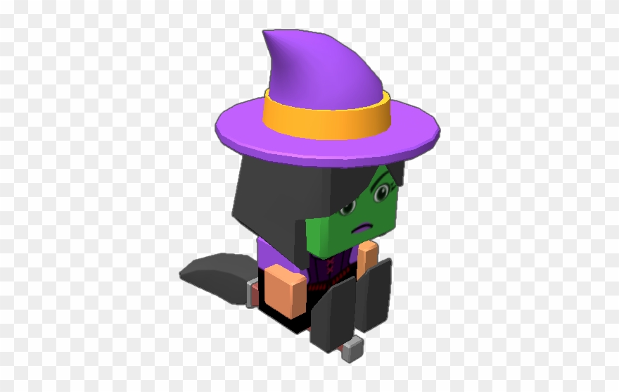 This Is A Realistic Flying Witch - Illustration Clipart