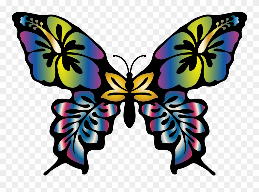 Monarch Butterfly Insect Flower Wing - Butterfly Drawing Image With Color Png Clipart