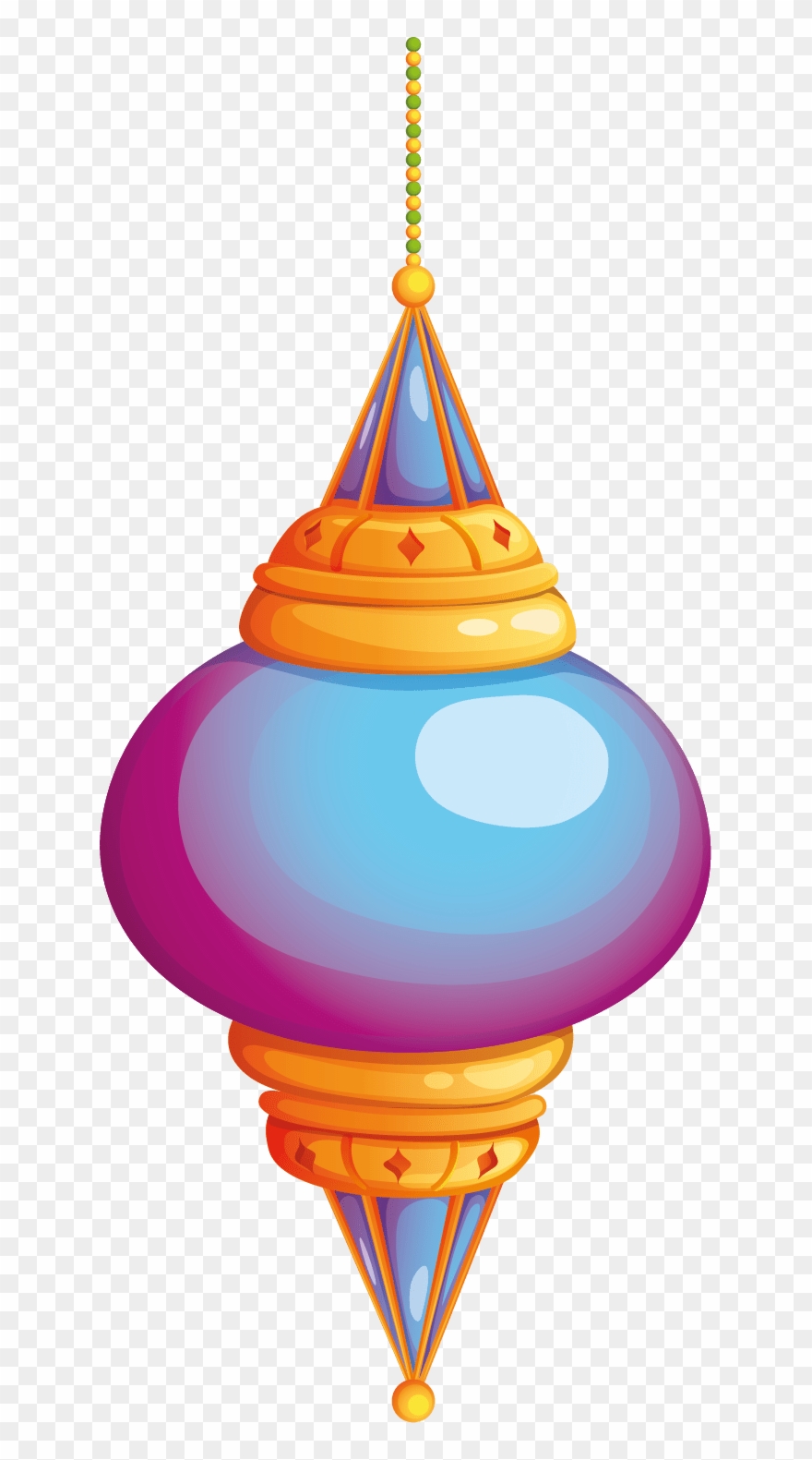 Vector Of Islam Pendant Ramadan Lamp Free Png And Vector - Islamic Vector Circle Background Png Clipart