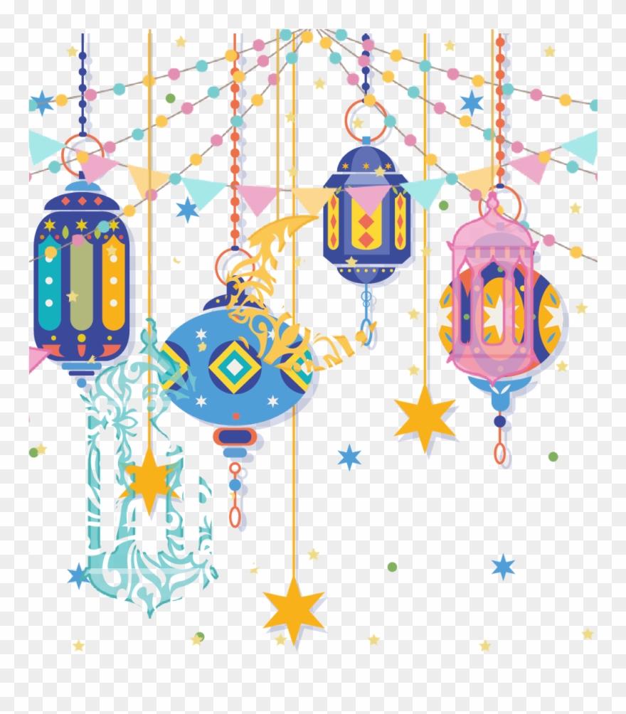 Report Abuse - فوانيس رمضان ذهبي Png Clipart