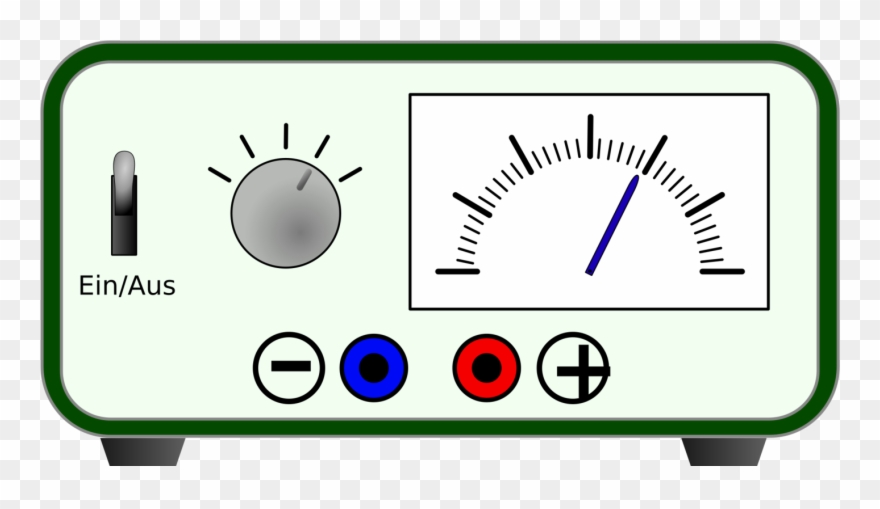 Ammeter Electricity Electronics Measuring Instrument - Ammeter Science Clipart