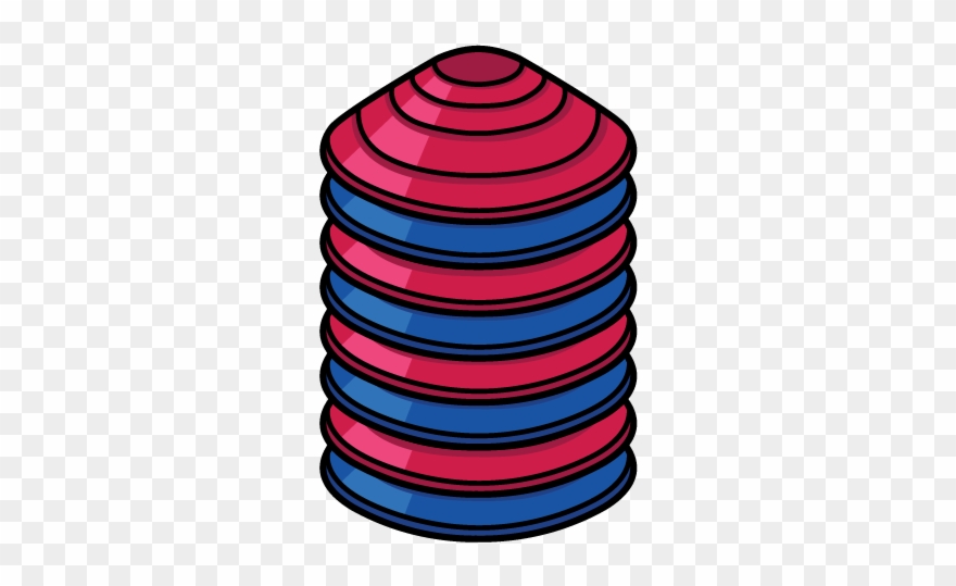 A Stack Of Cones - Circle Clipart