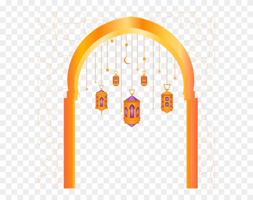 Chandelier Png And Pinterest - Eid Mubarak Lamp Png Clipart
